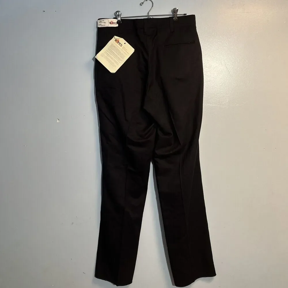 Topps Safety Apparel Pants Men's Size 34 PA22 Flame Resistant Work Uniform Black